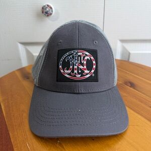 FN Armor American flag embroidered logo trucker SnapBack hat